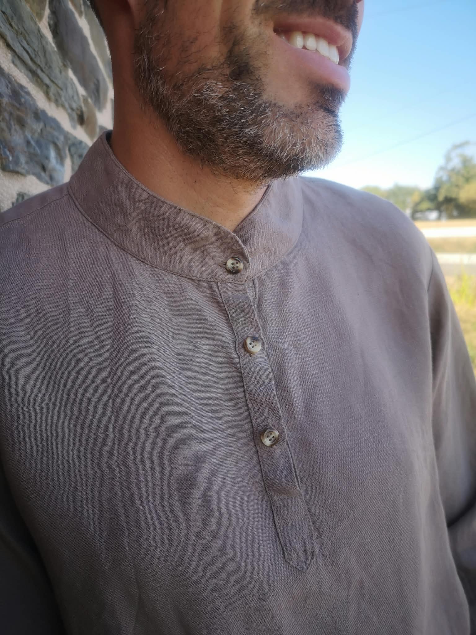 Chemise - Beige — Détail